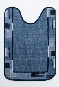 Коврик в туалет Taba 296-1D 57х80 см синий+серый (1521749)