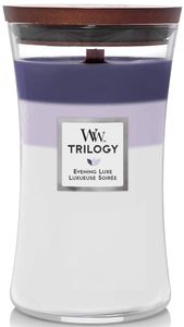 Ароматическая свеча с трехслойным ароматом Woodwick Large Evening Luxe Trilogy 609 г (1743629E) (1522022)