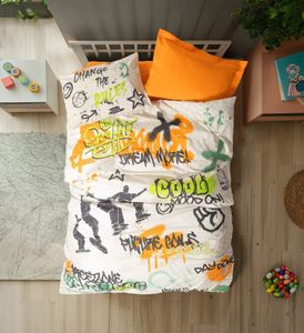 Комплект постільної білизни Cotton Box 80077141 Турція Півторачка  Ранфорс, 100% хлопок Різнокольоровий (1551753)