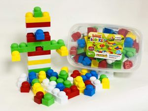 Конструктор BAMSBLOCK №5, 74 детали, Бамсик, 29x18x15 см, 115/6 (1554792)