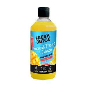 Гель для душа Fresh Juice Tropical Mango & Lemon Shower Gel с аргановым маслом, 473 мл
