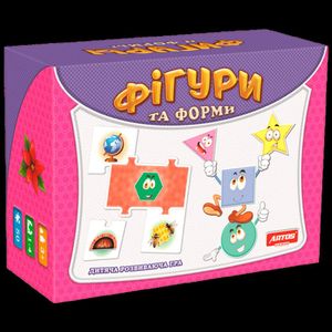 Детская настольная игра "Фигуры и формы" 0581 от 3 лет (1663124)