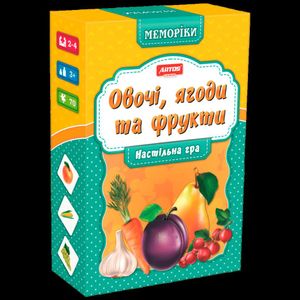 Детская настольная игра "Овощи и фрукты (Мемо)" 0659, 35 парных картинок (1663127)
