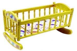 Кроватка для куклы Барби S0013 качалка S0013(Yellow) (1663204)
