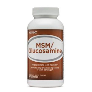 Препарат для суглобів і зв'язок GNC MSM/Glucosamine, 90 капсул (1687953)