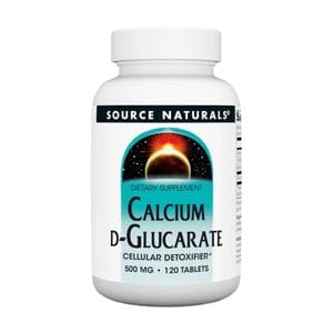 Кальций Д-глюкарат Source Naturals Calcium D-Glucarate, 500 мг, 120 таблеток