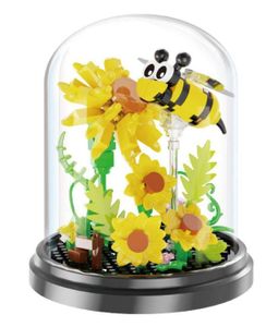 Конструктор No Brand Bee in the Flask Flower Beetles 253 деталі Різнокольоровий (2104619306) (1748156)