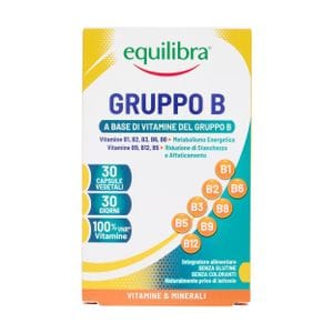 8 витаминов группы В equilibra Gruppo B, 30 капсул