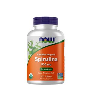 Натуральная добавка Spirulina 500 mg, 200 таблеток NOW CL0078371 (1850341)
