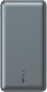 Аккумулятор портативный литий-ионный Power Bank 20000мА·ч, 15Вт, 2хUSB-A/USB-C, серый Belkin CL0172230 (1853853)