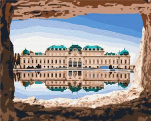Картины по номерам "Прекрасный вид на Бельведер" раскраски по цифрам. 40*50 см.Украина (1925762)