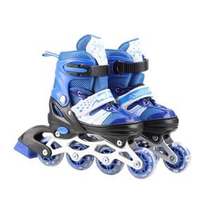 Роликовые коньки RL2503(Blue) колеса PVC, размер L (38-41), со светом (1942953)