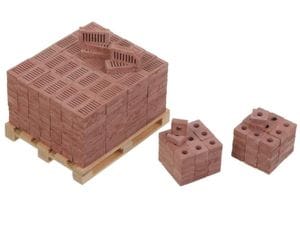 Керамический конструктор SET 5 Набор мини кирпичиков + паллета 360 дет (1962903)