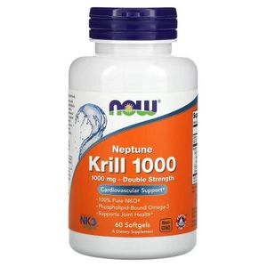 Жирные кислоты Neptune Krill Oil 1000 mg, 60 капсул NOW CL0076133 (2017545)