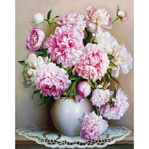 Картина по номерам "Пионы в вазе" LW3068, 40х50 см (2038385)