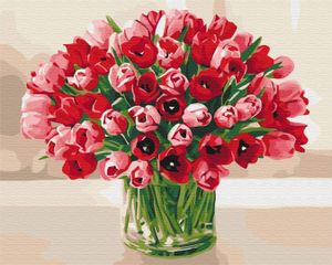 Картина за номерами Букет тюльпанів для коханої Brushme 40x50 см tvo0006133 (2044053)