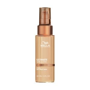 Термозащитное молочко для волос Wella Professionals Ultimate Smooth Silky Milk с защитой от UV-излучения