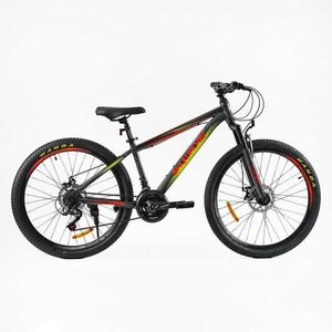 Спортивний велосипед гірський 26" Corso Skywalker рама 15" сталь дискові гальма 21 швидкість зріст 140-155 см (2053473)