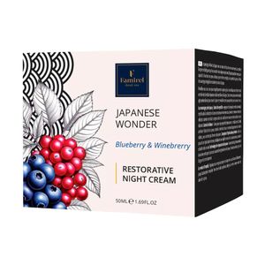 Восстанавливающий ночной крем для лица Famirel Wonder World Japanese Wonder Blueberry & Wineberry Restorative Night Cream, 50 мл