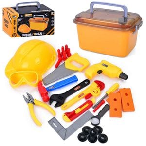 Игровой набор инструментов "Repair Tools" Bambi H-566 каска, ящик, молоток (2062425)