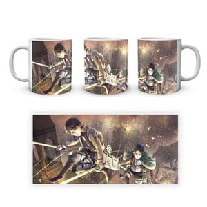 Кружка GeekLand Атака Титанов Attack on Titan  Эрен Йегер и Леви Аккерман наступление AT.02.65 (2071934)