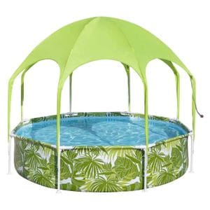 Каркасный детский бассейн Bestway 56432 круглый 244×51 см с навесом, 1688 л (2075845)