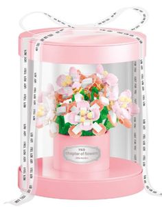 Конструктор No Brand Royal Pink Bouquet Floral Luxury 550 деталей Різнокольоровий (2104619298) (2082926)