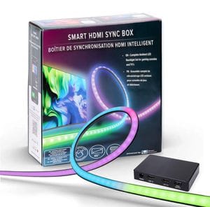 Набор адаптивного Ambilight подсвечивания для телевизоров 55-65" Smarti HDMI Sync Box TV с LED-лентой 2.6м (2090153)