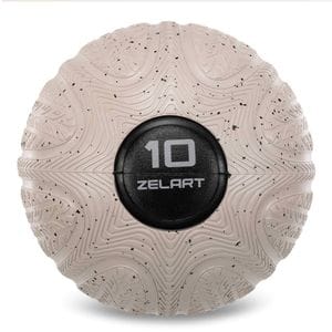 Слембол для кросфіту та фітнесу Zelart FI-4905-10 Slam Ball 10 кг Сірий (69977ba87424a844c8092714) (2090553)