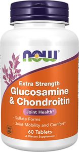 Глюкозамин и хондроитин, Glucosamine & Chondroitin, экстра сила, 60 таблеток Now Foods vit0002280 (2096713)
