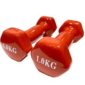 Набір гантель Feel Fit 1 кг 2 шт Червоний (M 0289-OR2) (2098351)