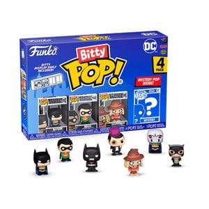 Набор фигурок Bitty Pop Бэтмен пак DC Batman 4 Pack 3 см FBP DCB 01 (2114004)