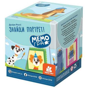 Настільна гра МЕМО «Знайди портрет» 1349003 50 карток Ranok Creative (2129367)