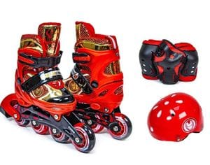 Комплект роликів "Iron Man" Red (розмір 27-30) 1743829779 (2141663)
