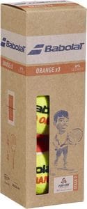 Мячи для тенниса Babolat Резина 3 шт Оранжевые (718323) (2145257)