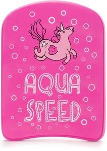 Доска для плавания AQUA SPEED EVA 31x23 см Розовая для детей 2-6 лет (719674) (2145407)