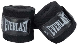 Бинти Everlast нейлонові 304,8 см чорні унісекс (720026) (2145458)