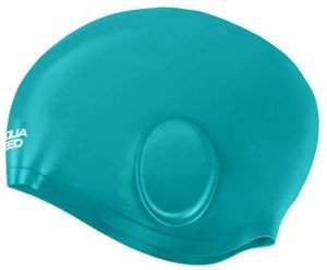 Шапка для плавання Aqua Speed силіконова OSFM бірюзова (720264) (2145542)