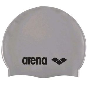 Шапка для плавання Arena силікон OSFM сріблястий (720420) (2145776)