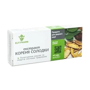 Экстракт корня солодки Elit-Pharm, 40 таблеток