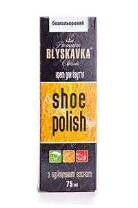 Крем BLYSKAVKA Classic Shoe Polish для взуття з бджолиним воском безкольоровий 75 мл