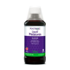 Мелатонин Natrol Liquid Melatonin Sleep Лесные ягоды 2.5 мг, в жидкости, 237 мл