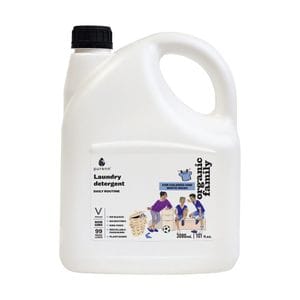 Рідкий гель-концентрат для прання Purenn Organic Family Daily Routine Малина, для кольорових та білих речей, 100 циклів прання, 3 л