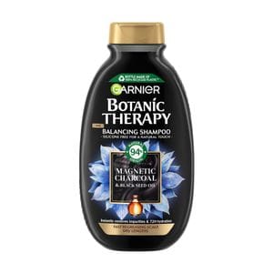 Шампунь Garnier Botanic Therapy Магнетический уголь и черный тмин, для склонной к жирности кожи головы и сухих кончиков волос