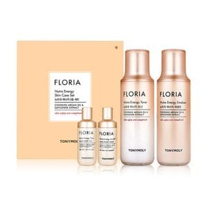 Набор для лица Tony Moly Floria Nutra Energy Skin Care Set (тонер, 180 мл + тонер, 20 мл + эмульсия, 160 мл + эмульсия, 20 мл)