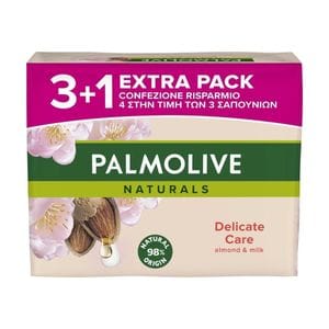 Твердое мыло Palmolive Naturals Миндаль и молочко, 4*90 г