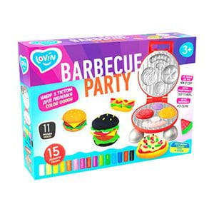 Набор для лепки с тестом Lovin Barbecue Party 15 цветов, от 3 лет (41194)