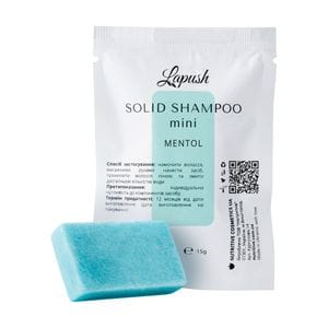 Твердый шампунь для волос Lapush Solid Shampoo Mentol