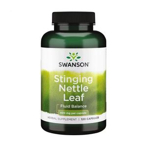 Лист крапивы двудомной Swanson Stinging Nettle Leaf 400 мг, 120 капсул