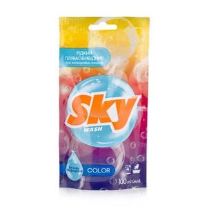 Уцінка! Рідкий плямовивідник для кольорових тканин Sky Style, 100 мл